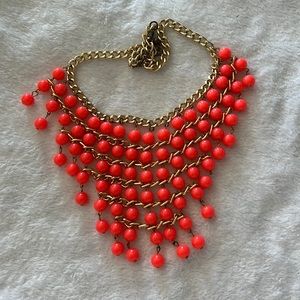 Hot Pink Statement Necklace
